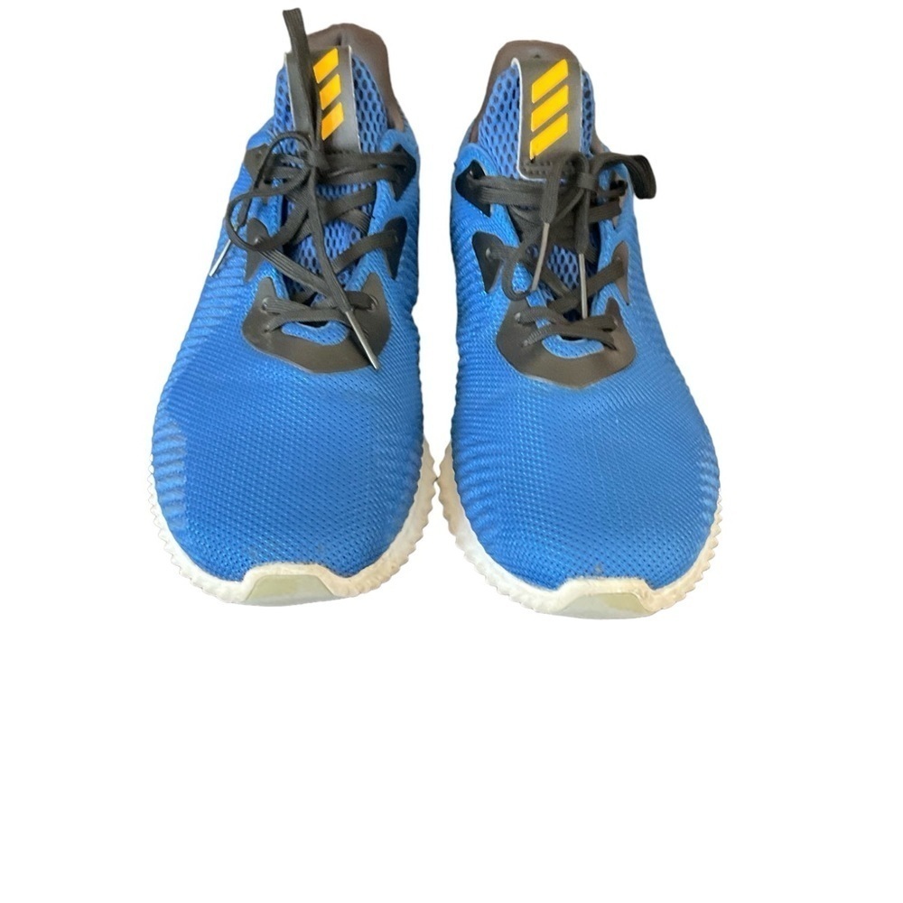 ADIDAS AlphaBounce Blue Yellow Running Shoes Size 9 BB9037